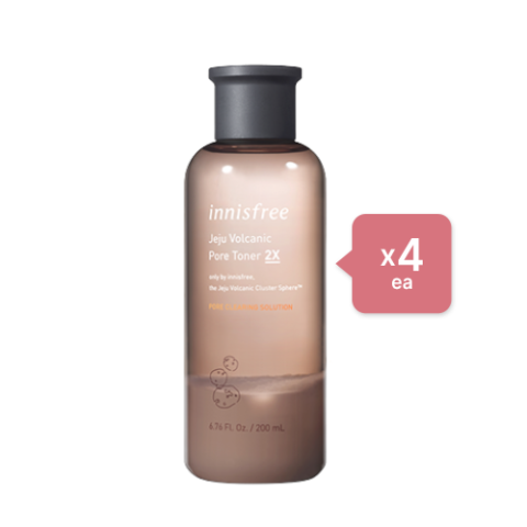 innisfree - Jeju Volcanic Pore Toner 2X - 200ml (4ea) Set