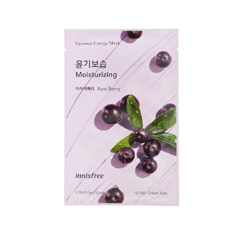 innisfree - Masque d'énergie à pression - 1pièce - Acai Berry