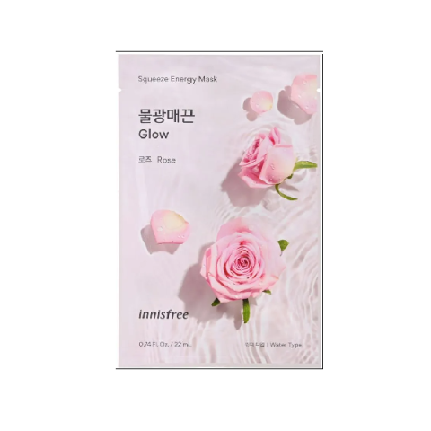 innisfree - Masque d'énergie à pression - 1pièce - Rose innisfree - Masque d'énergie à pression - 1pièce - Rose