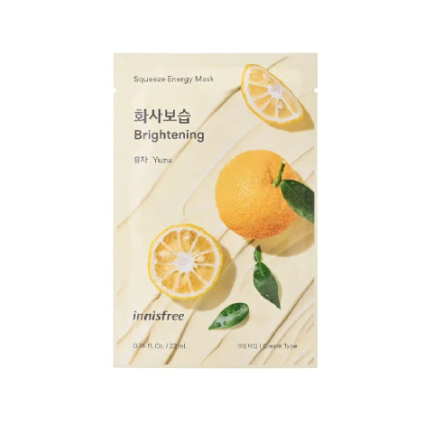 innisfree - Masque d'énergie à pression - 1pièce - Yuzu