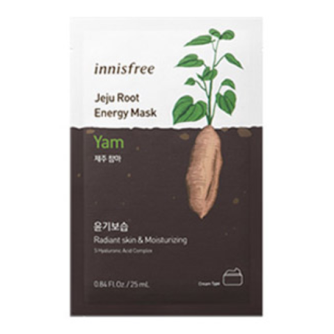 innisfree - Masque énergétique racine de Jeju - Yam - 1pièce