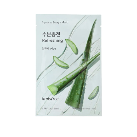 innisfree - Squeeze Energy Mask - 1pièce - Aloe