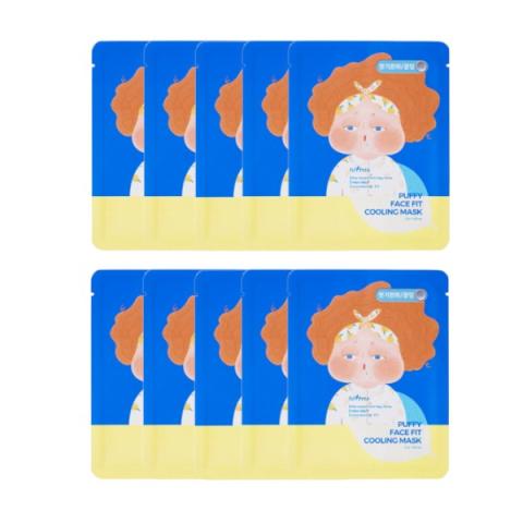 Isntree - Puffy Face Fit Cooling Mask - 10ea Isntree - Puffy Face Fit Cooling Mask - 10ea