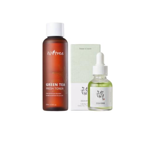 Isntree x BEAUTY OF JOSEON - Set à Thé Vert