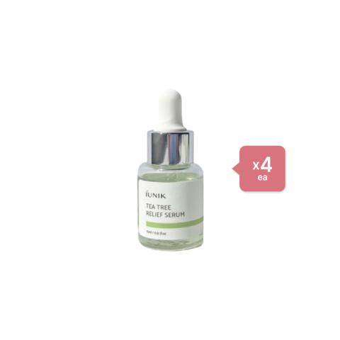 iUNIK Tea Tree Relief Serum - 15ml (4ea) Set iUNIK Tea Tree Relief Serum - 15ml (4ea) Set