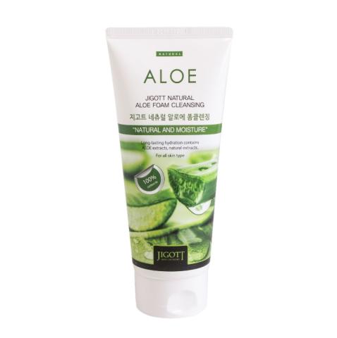 Jigott - Natural Mousse nettoyante No.Aloe Vera - 180ml Jigott - Natural Mousse nettoyante No.Aloe Vera - 180ml
