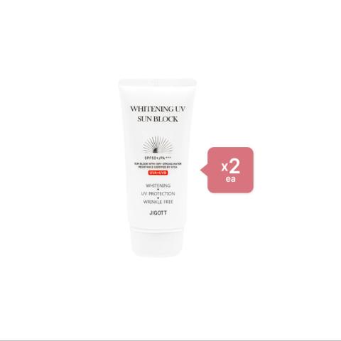 JIGOTT - Whitening UV Sun Block SPF 50+/PA+++ (2ea) Set