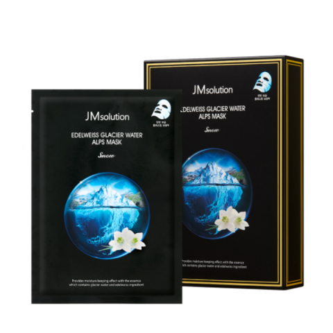 JMsolution - Edelweiss Glacier Water Alps Mask Snow - 10pièces JMsolution - Edelweiss Glacier Water Alps Mask Snow - 10pièces