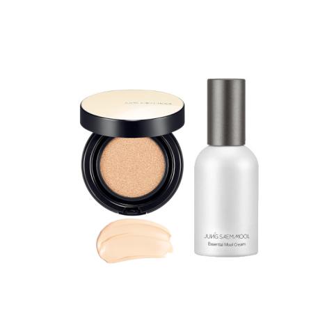 JUNGSAEMMOOL - Essential Skin Nuder Cushion SPF50+ PA+++ - 14g - 19 Light (1ea) + Essential Mool Cream - 30ml (1ea) Set