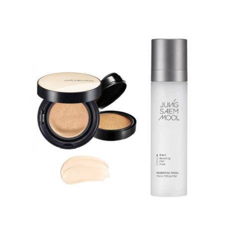 JUNGSAEMMOOL - Essential Skin Nuder Cushion SPF50+ PA+++ (With Refill) - 14g+14g - 13 Fair (1ea) + Essential Mool Micro...