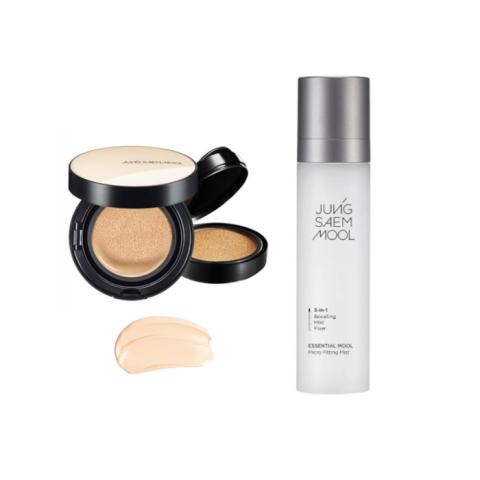 JUNGSAEMMOOL - Essential Skin Nuder Cushion SPF50+ PA+++ (With Refill) - 14g+14g - 17 Fair-Light (1ea) + Essential Mool Micro...