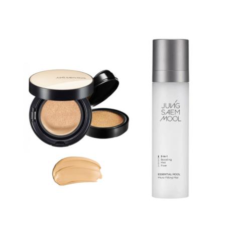 JUNGSAEMMOOL - Essential Skin Nuder Cushion SPF50+ PA+++ (With Refill) - 14g+14g - 21 Medium (1ea) + Essential Mool Micro...