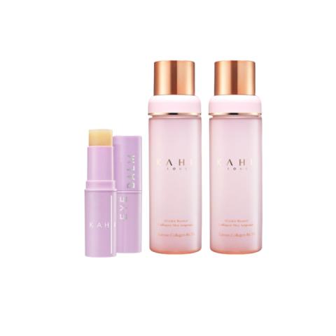 KAHI - Wrinkle Bounce Collagen Mist Ampoule - 100ml (2ea) + Eye...