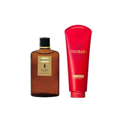 KAMINOMOTO x Shiseido Hair Serum Treatment Moist Set