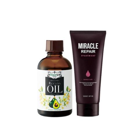 KAMINOMOTO X SOME BY MI Hair Oil & Treatment Set