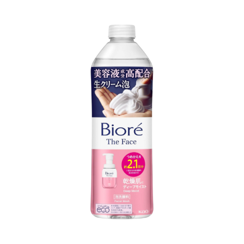 Kao - Biore Nettoyant Moussant Visage Hydratation Intense Recharge - 340ml