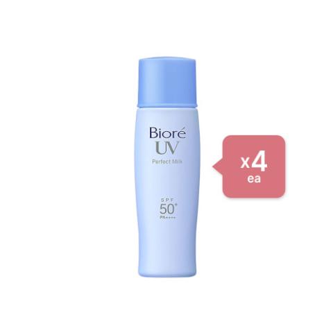 Kao - Biore UV Sunscreen Perfect Milk SPF50+ PA++++ - 40ml - 4pcs Kao - Biore UV Sunscreen Perfect Milk SPF50+ PA++++ - 40ml - 4pcs