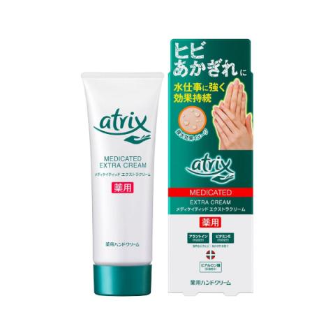 Kao - Crème pour les mains Atrix Médicamentée Extra - 70g Kao - Crème pour les mains Atrix Médicamentée Extra - 70g