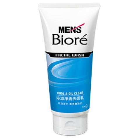 Kao - Men's Biore Nettoyant pour le visage - Cool &amp; Oil Clear...