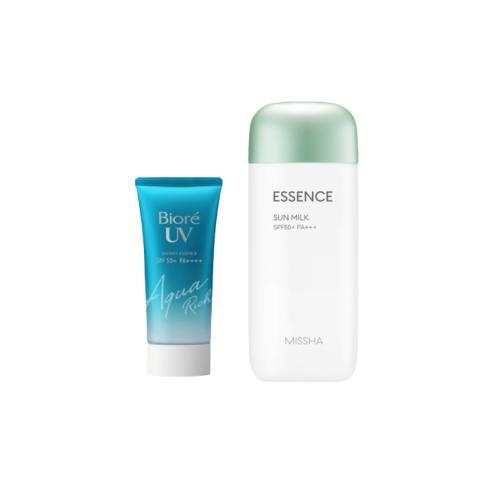 Kao x MISSHA ensemble de crème solaire légère