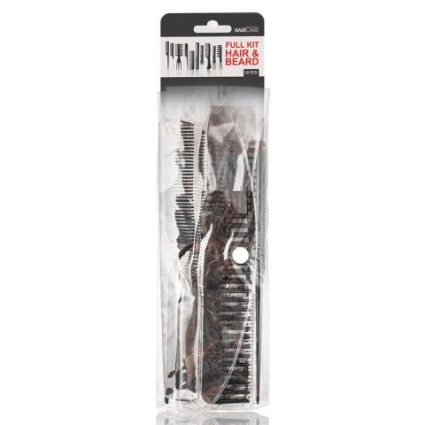 Kit de 10 peignes barbe et cheveux noirs Kit de 10 peignes barbe et cheveux noirs