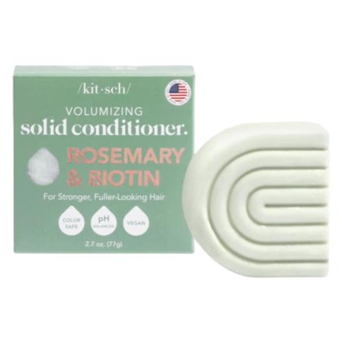 KITSCH - Après-shampoing solide volumisant au romarin et à la biotine - 77g KITSCH - Après-shampoing solide volumisant au romarin et à la biotine - 77g