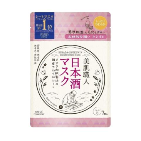 Kose - Clear Turn Beautiful Skin Artisan - Masque au saké - 7 pièces Kose - Clear Turn Beautiful Skin Artisan - Masque au saké - 7 pièces