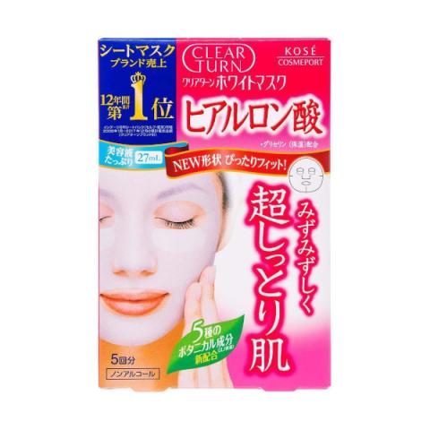 Kose - Clear Turn Blanc - Hyaluronic Acid Mask - 1pièce Kose - Clear Turn Blanc - Hyaluronic Acid Mask - 1pièce