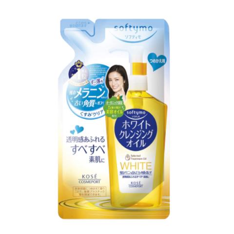 Kose - Recharge d'huile démaquillante blanche Softymo - 200ml