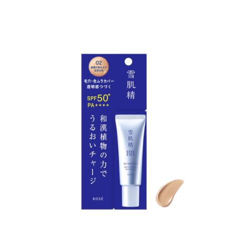 Kose - Sekkisei BB Essence Éclaircissante SPF50+ PA++++ - 30g - 02 Normal Brightness Natural Skin