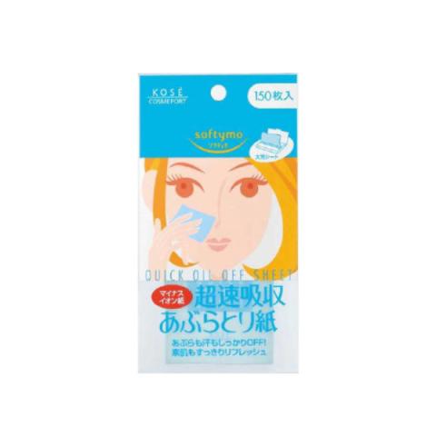 Kose - Softymo Feuille d'huile rapide - 150pièces