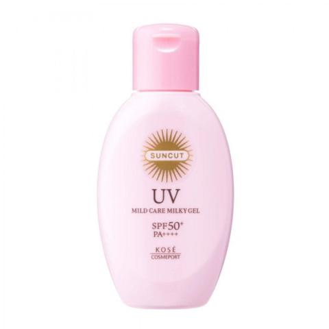 Kose - SunCut Gel Lacté de Soins Doux SPF50 + PA ++++ - 80g