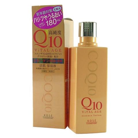 Kose - Vital Age Q10 Lotion d'essence Vital Age Q10 - 180ml