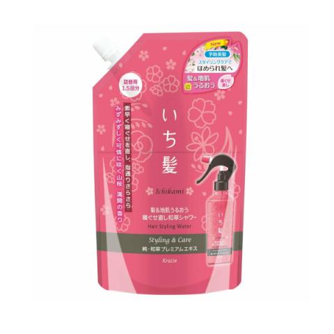 Kracie - Ichikami Recharge d'eau coiffante - 375ml