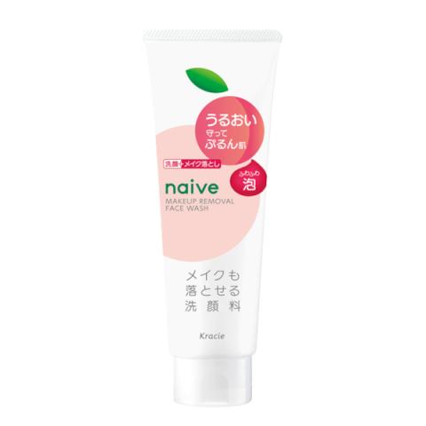 Kracie - Nettoyant visage hydratant démaquillant Naive - 180g