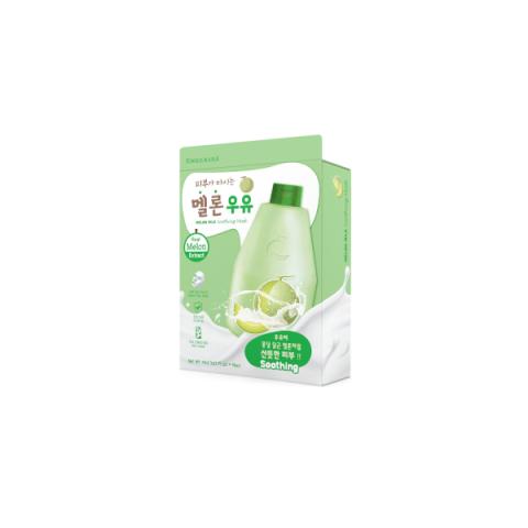 Kwailnara - Melon Milk Soothing Mask - 10pièces
