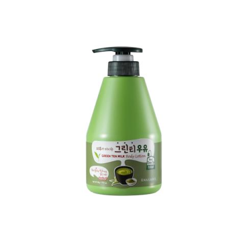 Kwailnara - Milk Body Lotion - 560g - Green Tea