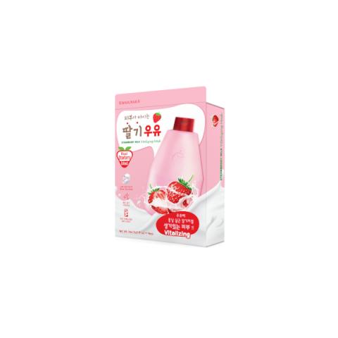 Kwailnara - Strawberry Milk Vitalizing Mask - 10pièces