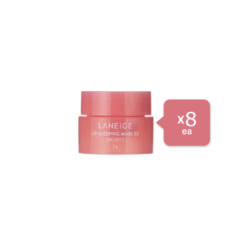 LANEIGE - Lip Sleeping Mask EX - 3g - Berry (8ea) Set LANEIGE - Lip Sleeping Mask EX - 3g - Berry (8ea) Set