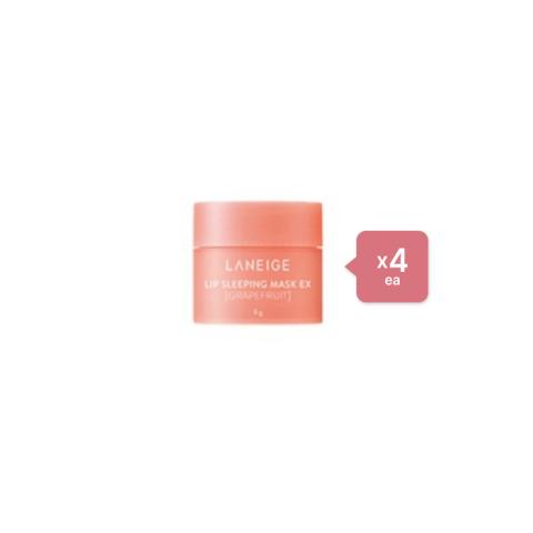 LANEIGE - Lip Sleeping Mask EX - 8g - Grapefruit (4ea) Set LANEIGE - Lip Sleeping Mask EX - 8g - Grapefruit (4ea) Set