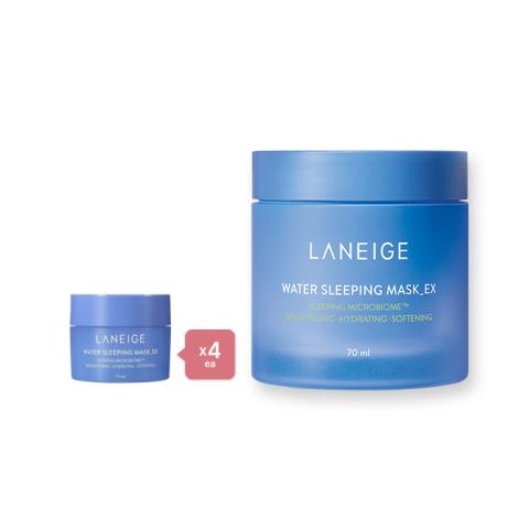 LANEIGE - Masque de sommeil à l'eau EX - 70ml (1ea) + 15ml (4ea) Set