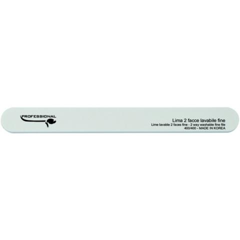 Lime double face lavable blanche - grains fins 400/400 Lime double face lavable blanche - grains fins 400/400