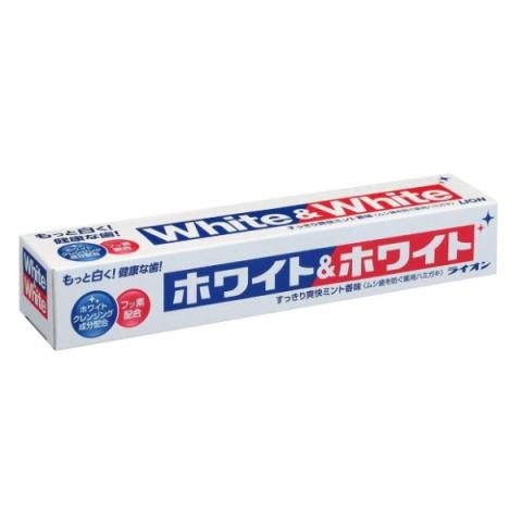 LION - Dentifrice blanc et blanc - 150g