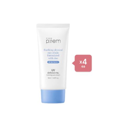 make p:rem UV Defense Me. Calming Sun Cream (4ea) Set