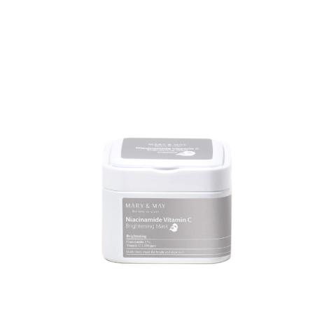 MARY&MAY - Masque Éclaircissant Niacinamide Vitamine C - 30pièces/400g