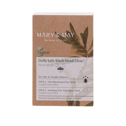 MARY&MAY - Masque de nez transparent Daily Safe Black Head - Step1