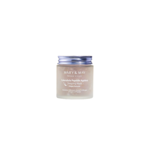 MARY&MAY - Masque de nuit anti-âge aux peptides de calendula - 110g MARY&MAY - Masque de nuit anti-âge aux peptides de calendula - 110g