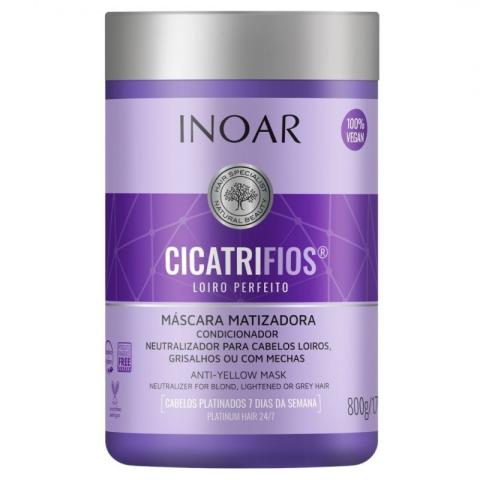 Masque blonde CicatriFios Inoar 800g Masque blonde CicatriFios Inoar 800g