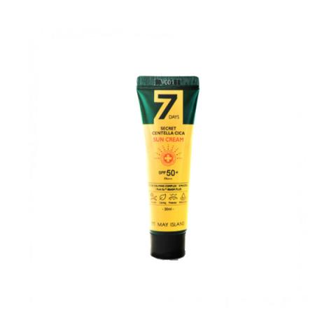 MAY ISLAND - 7 Days Secret Crème Solaire Centella Cica (SPF50 + PA MAY ISLAND - 7 Days Secret Crème Solaire Centella Cica (SPF50 + PA