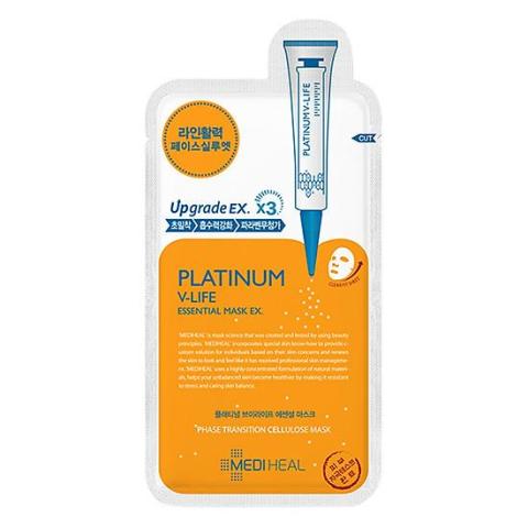 Mediheal - Pack EX de masque Platinum V Life Essential - 1pièce Mediheal - Pack EX de masque Platinum V Life Essential - 1pièce
